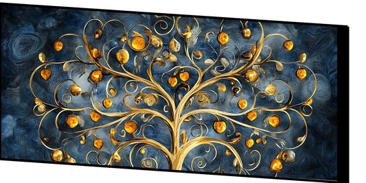 Old Fruits Tree Shape: Wall Paintings by Creative Decor