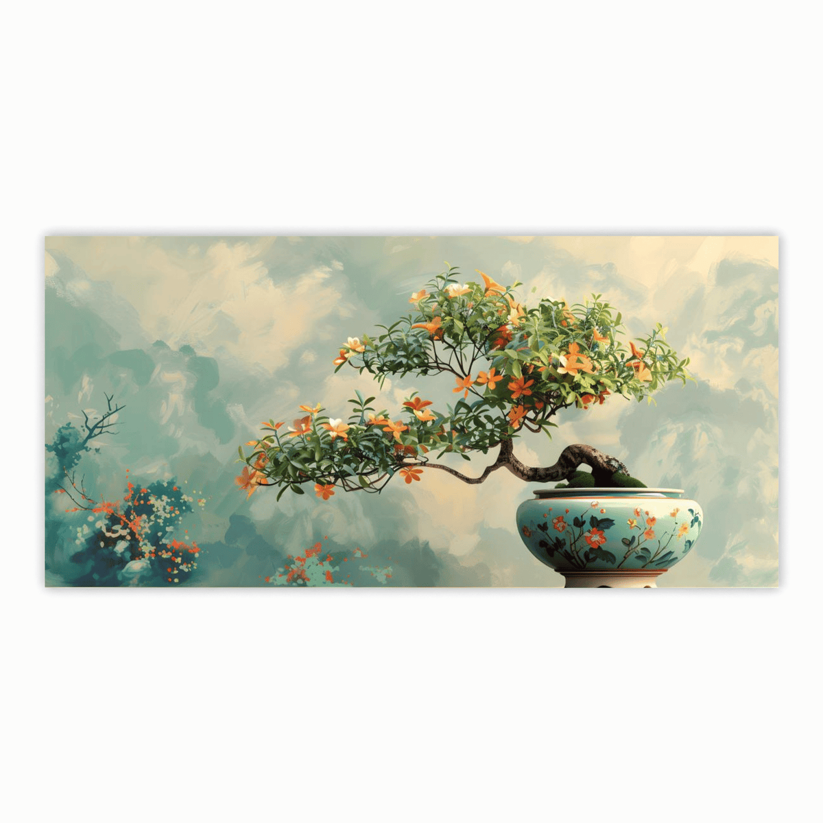 Abstract Figures With Tree: Wall Paintings by Creative Decor