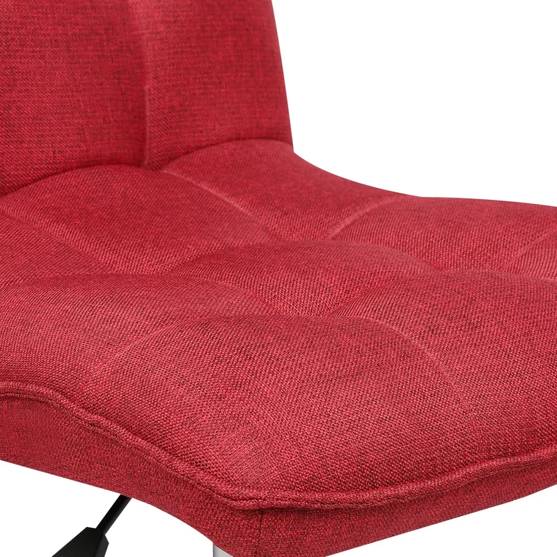 CreativeDecore Velvet Jollo task chair /study chair /office chair   for  study  Room, office  , swivel Armchair  with chrome base
