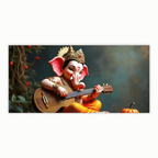 : Ganesh Ji with Guitar Decorative Idol - Musical Lord Ganesha Figurine