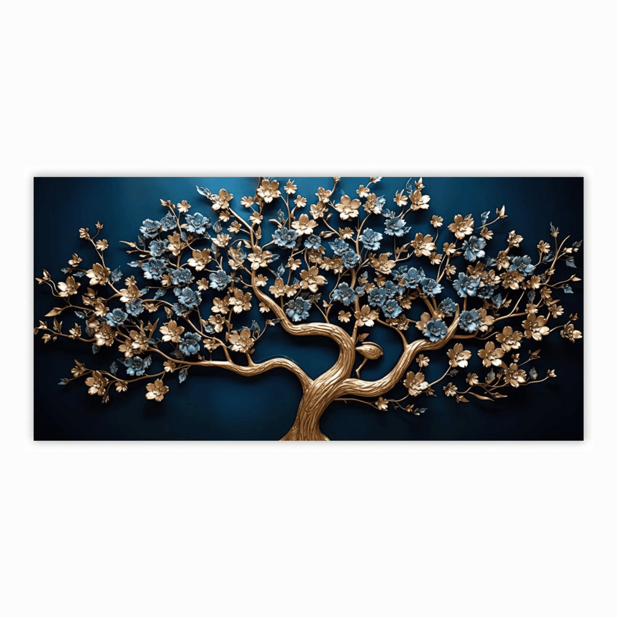 Gold Ruby tree: Wall Paintings by Creative Decor