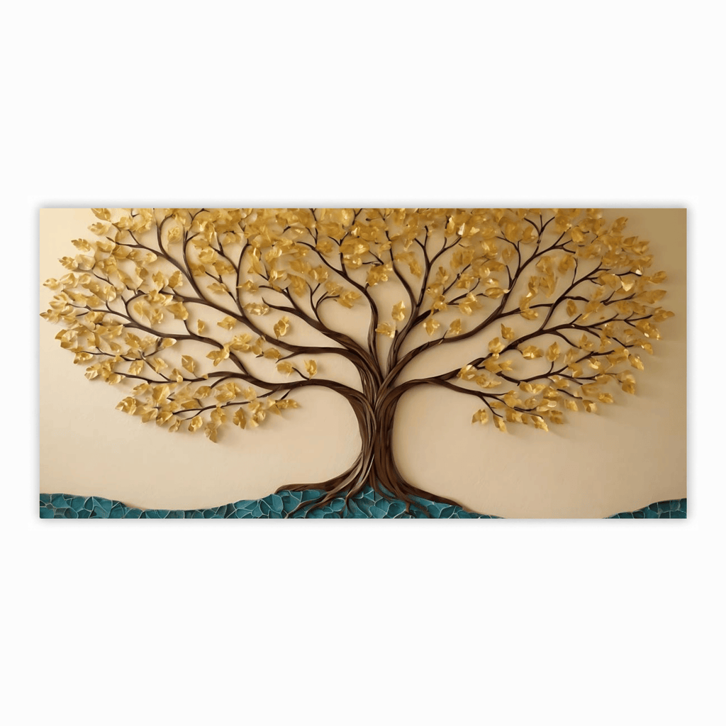 Vintage Tree in Water: Wall Paintings by Creative Decor