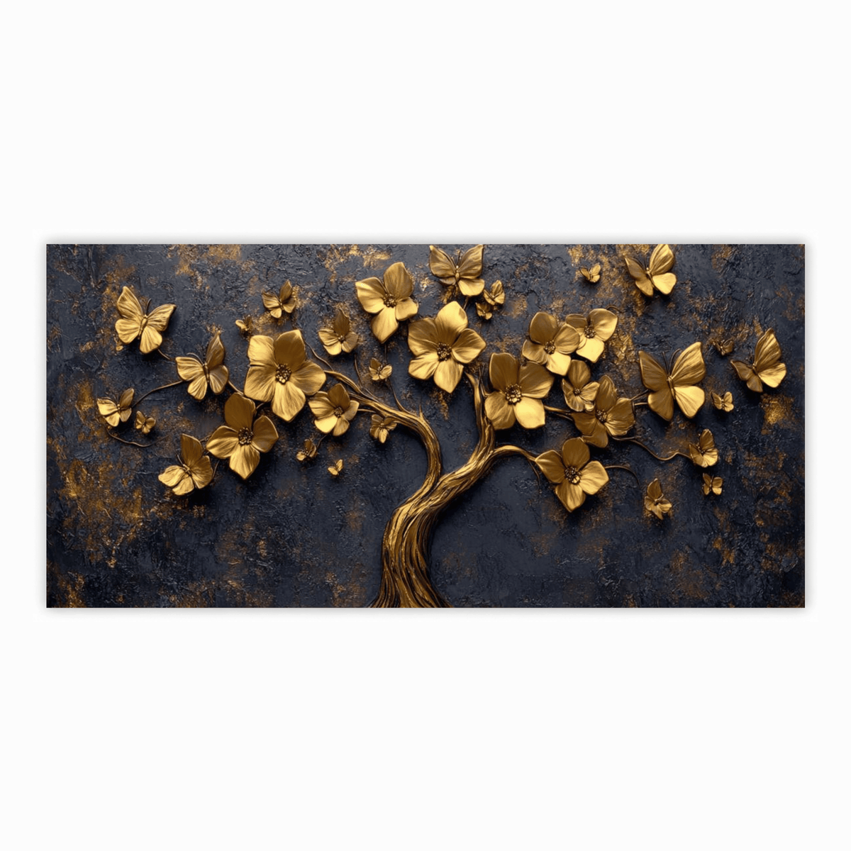 All gold In tree: Wall Paintings by Creative Decor