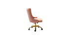 CreativeDecore Velvet Swen task chair /study chair /office chair   for  study  Room, office  , swivel Armchair  with Gold base
