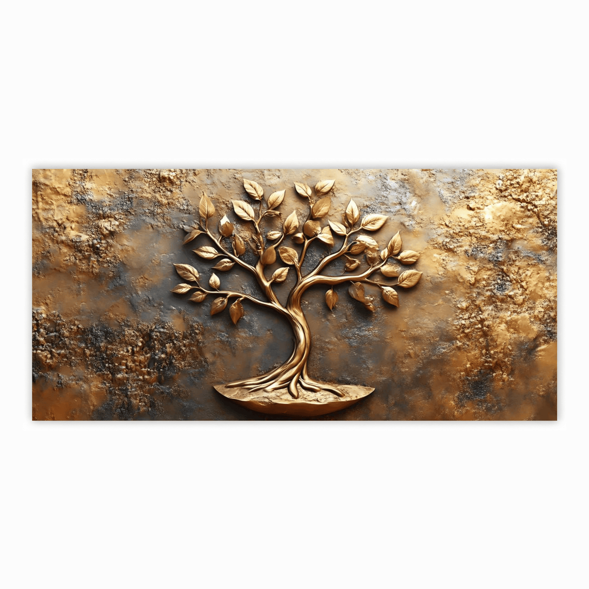Old Vintage Gold Tree for Wealth: Wall Paintings by Creative Decor