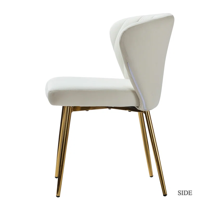 CreativeDecore Velvet Chimene   Accent Chair/dining chair/café chair  for  Living Room, dining room ,restaurant  Armchair  with Gold Legs.
