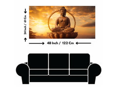 Lord Buddha: Wall Paintings by Creative Decor