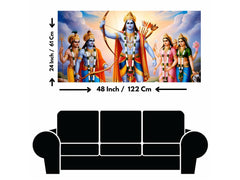 Lord Rama With bow: Wall Paintings by Creative Decor