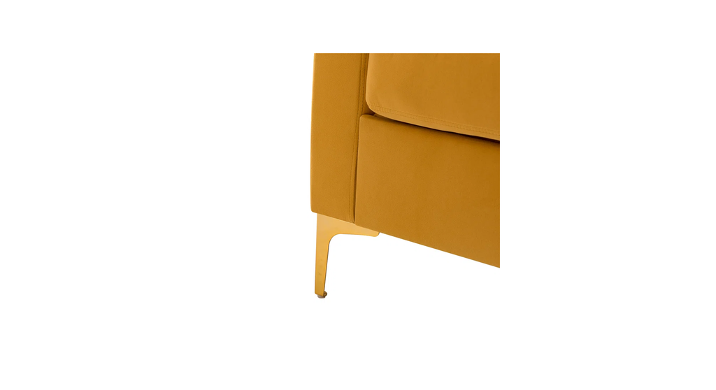CreativeDecore Velvet Rafeal  Accent Chair/Lounge Chair for  Living Room, Bedroom, Armchair Sofa Chair with Gold Legs.