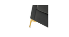 CreativeDecore Velvet Rafeal  Accent Chair/Lounge Chair for  Living Room, Bedroom, Armchair Sofa Chair with Gold Legs.