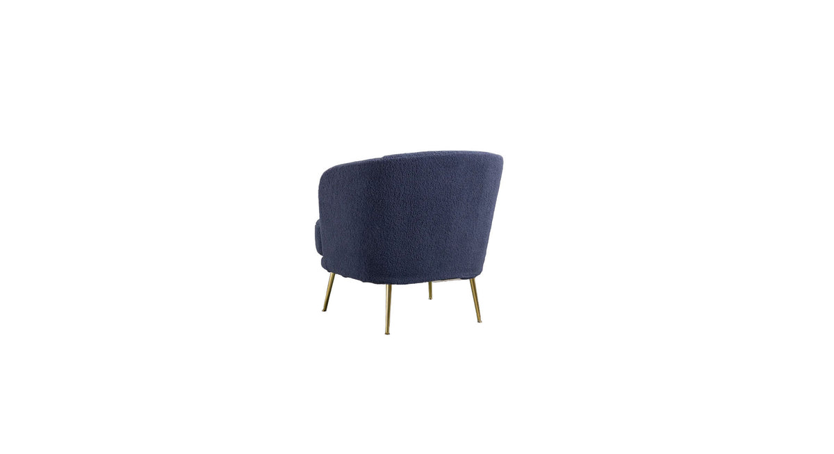 CreativeDecore Velvet Cititum Accent Chair/Lounge Chair for  Living Room, Bedroom, Armchair Sofa Chair with natural finish golden legs