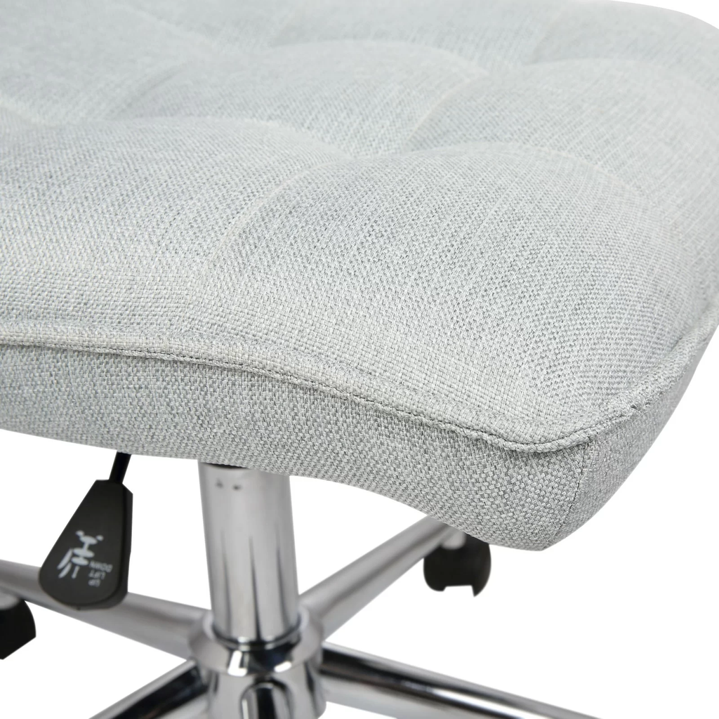 CreativeDecore Velvet Jollo task chair /study chair /office chair   for  study  Room, office  , swivel Armchair  with chrome base