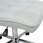 CreativeDecore Velvet Jollo task chair /study chair /office chair   for  study  Room, office  , swivel Armchair  with chrome base