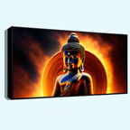 : Buddha Ji with Yellow Light Background