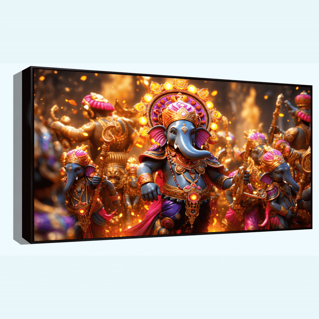 : Dancing Ganesh Ji Idol - Divine Art for Home Décor & Worship