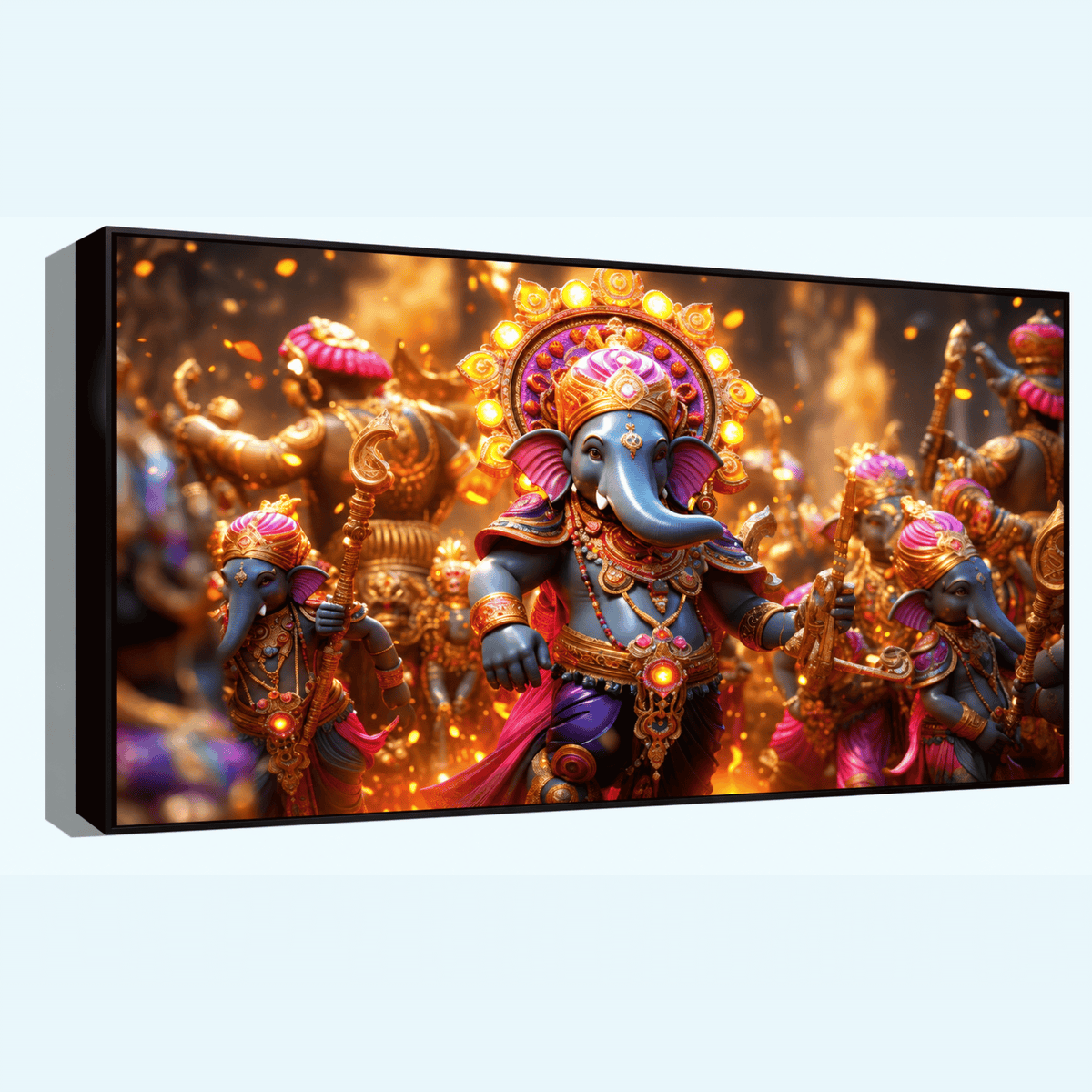 : Dancing Ganesh Ji Idol - Divine Art for Home Décor & Worship