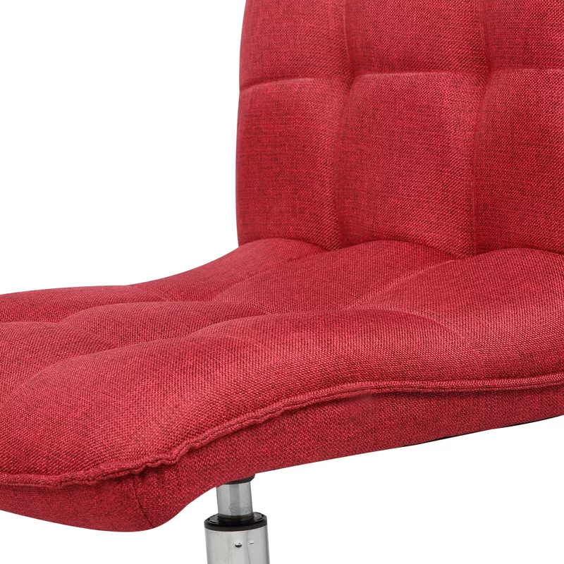 CreativeDecore Velvet Jollo task chair /study chair /office chair   for  study  Room, office  , swivel Armchair  with chrome base