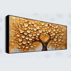 Old Gold Vintage Tree: Wall Paintings by Creative Decor