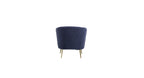 CreativeDecore Velvet Cititum Accent Chair/Lounge Chair for  Living Room, Bedroom, Armchair Sofa Chair with natural finish golden legs