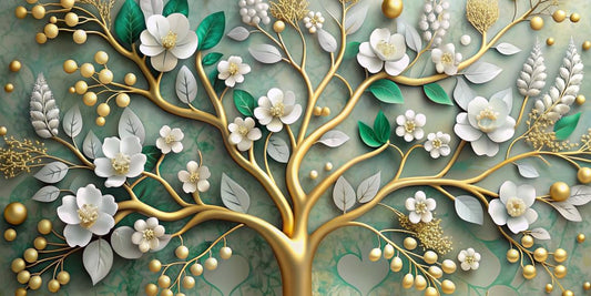 Amazing colorfull tree painting: Wall Paintings by Creative Decor