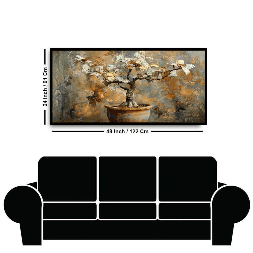 Money Plant Tree: Wall Paintings by Creative Decor