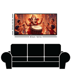 Handcrafted Ganesh Ji Beating Tabla Idol for Home Décor and Worship