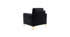 CreativeDecore Velvet Rafeal  Accent Chair/Lounge Chair for  Living Room, Bedroom, Armchair Sofa Chair with Gold Legs.