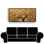 Old Gold Vintage Tree: Wall Paintings by Creative Decor