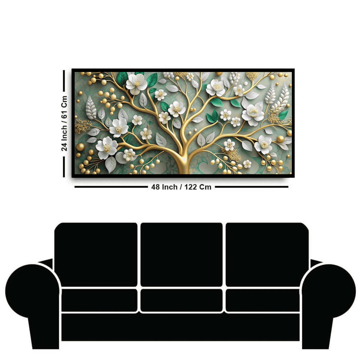 Amazing colorfull tree painting: Wall Paintings by Creative Decor