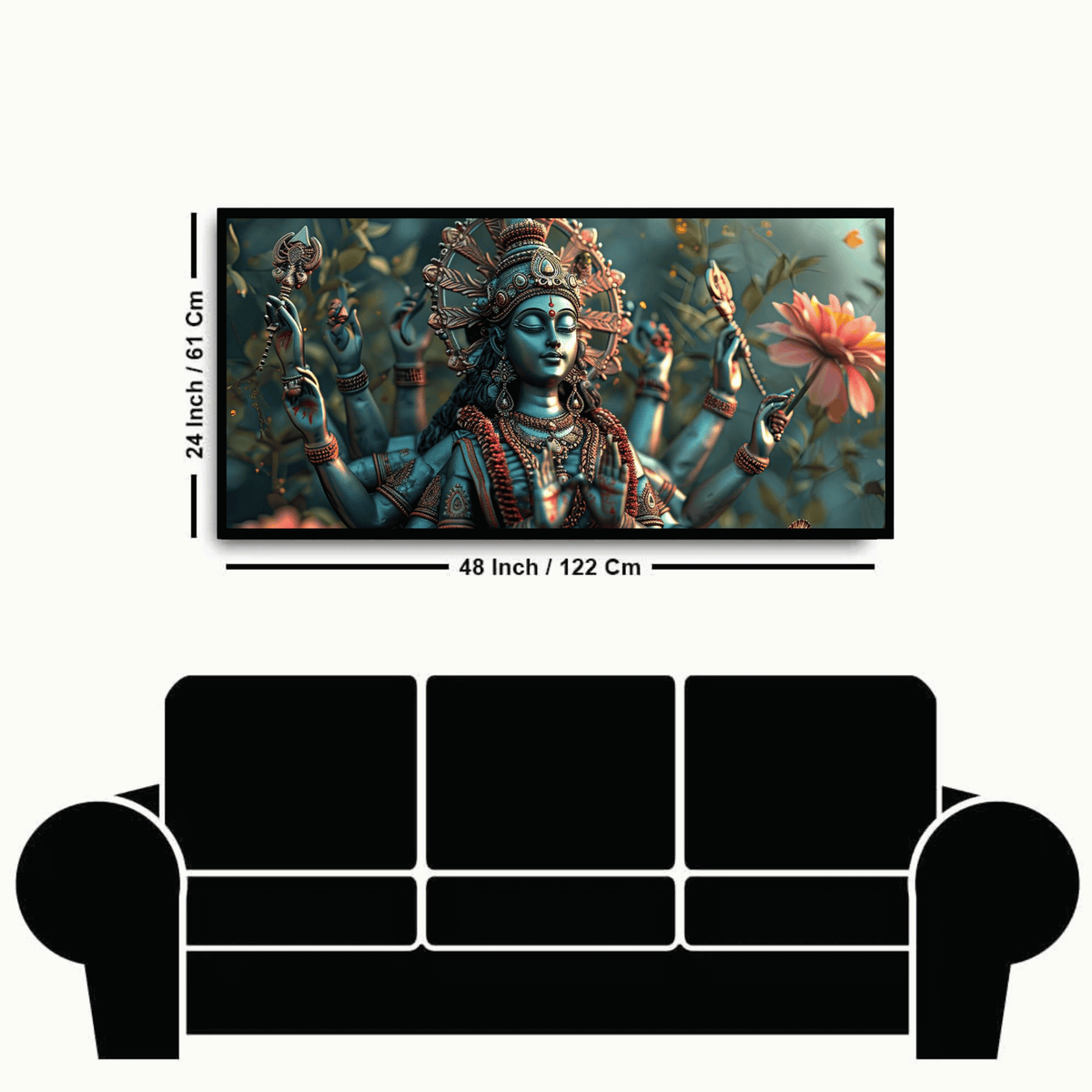 Durga Devi: Wall Paintings by Creative Decor
