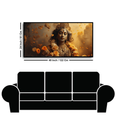 Peaceful Krishna Ji - Divine Lord Krishna Statue for Home Decor
