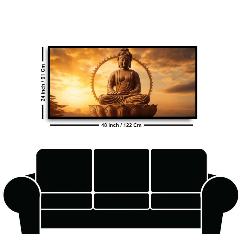 Lord Buddha: Wall Paintings by Creative Decor