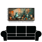 Abstract Figures in Motion: Wall Paintings by Creative Decor