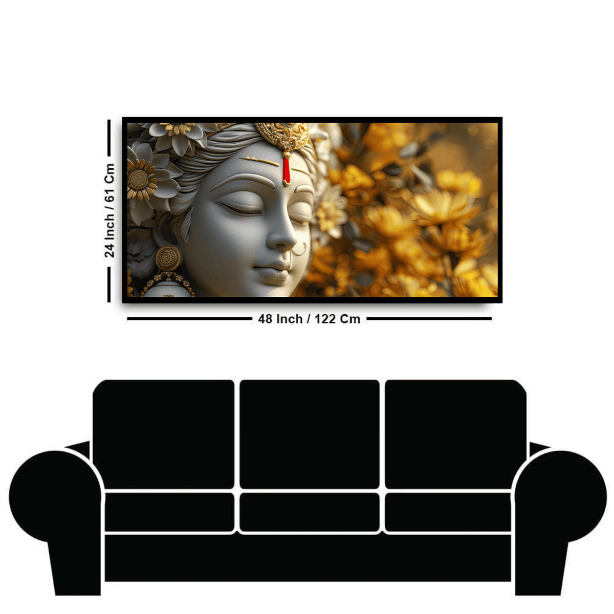 Krishna: Wall Paintings by Creative Decor