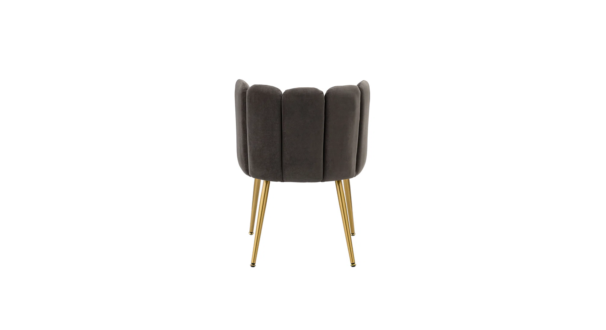 CreativeDecore Velvet marsillio   Accent Chair/dining chair/café chair/side chair   for  Living Room, dining room ,restaurant  Armchair  with Gold Legs.