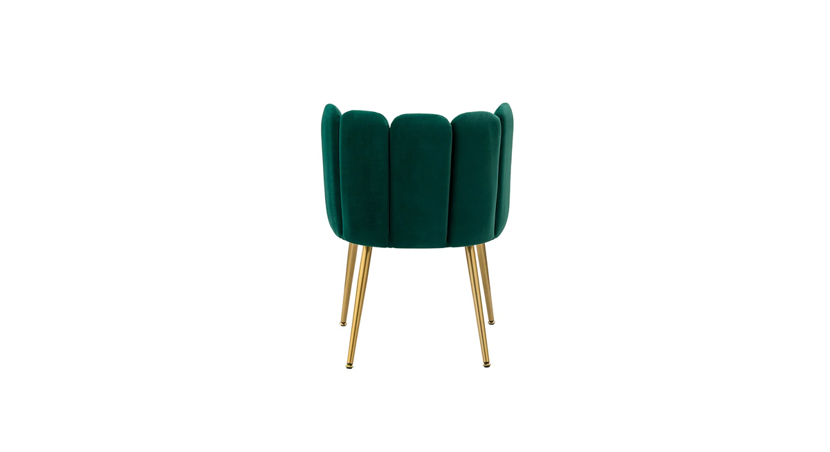 CreativeDecore Velvet marsillio   Accent Chair/dining chair/café chair/side chair   for  Living Room, dining room ,restaurant  Armchair  with Gold Legs.