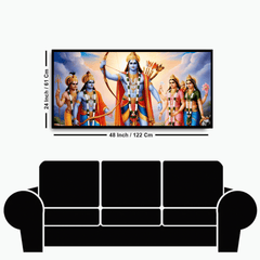 Lord Rama With bow: Wall Paintings by Creative Decor