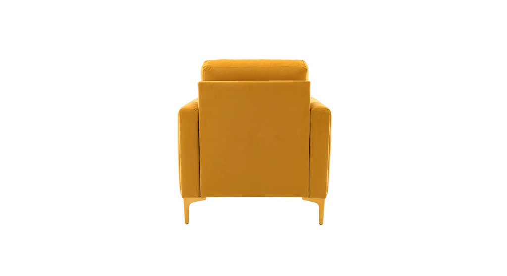 CreativeDecore Velvet Rafeal  Accent Chair/Lounge Chair for  Living Room, Bedroom, Armchair Sofa Chair with Gold Legs.
