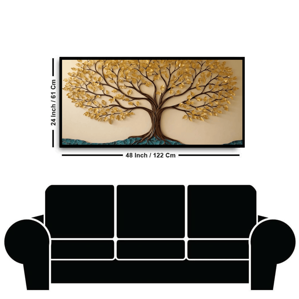 Vintage Tree in Water: Wall Paintings by Creative Decor