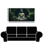 Buddha Ji in Jungle Figurine - Peaceful Meditation Statue