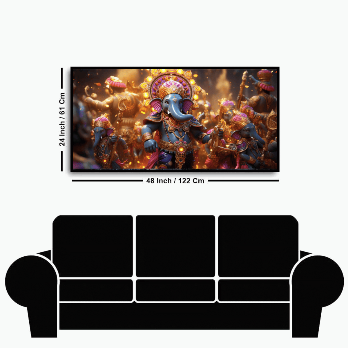 : Dancing Ganesh Ji Idol - Divine Art for Home Décor & Worship