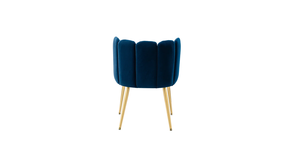 CreativeDecore Velvet marsillio   Accent Chair/dining chair/café chair/side chair  for  Living Room, dining room ,restaurant  Armchair  with Gold Legs.