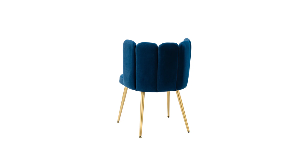 CreativeDecore Velvet marsillio   Accent Chair/dining chair/café chair/side chair  for  Living Room, dining room ,restaurant  Armchair  with Gold Legs.
