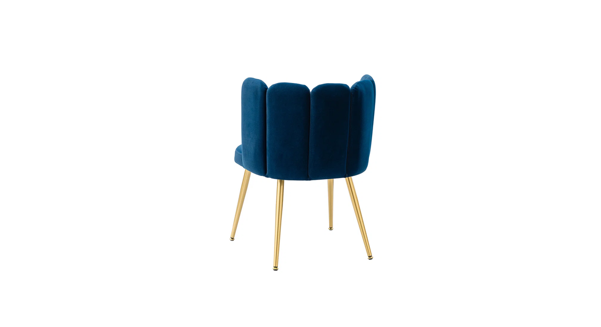 CreativeDecore Velvet marsillio   Accent Chair/dining chair/café chair/side chair  for  Living Room, dining room ,restaurant  Armchair  with Gold Legs.