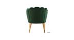 CreativeDecore Velvet Rae Accent Chair/Lounge Chair for  Living Room, Bedroom, Armchair Sofa Chair with natural finish wooden legs