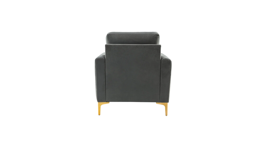 CreativeDecore Velvet Rafeal  Accent Chair/Lounge Chair for  Living Room, Bedroom, Armchair Sofa Chair with Gold Legs.
