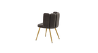 CreativeDecore Velvet marsillio   Accent Chair/dining chair/café chair/side chair   for  Living Room, dining room ,restaurant  Armchair  with Gold Legs.