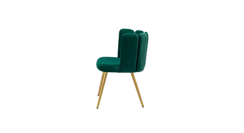 CreativeDecore Velvet marsillio   Accent Chair/dining chair/café chair/side chair   for  Living Room, dining room ,restaurant  Armchair  with Gold Legs.