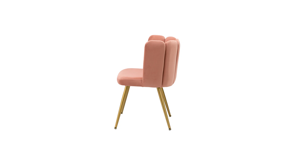 CreativeDecore Velvet marsillio   Accent Chair/dining chair/café chair/side chair   for  Living Room, dining room ,resturant  Armchair  with Gold Legs.