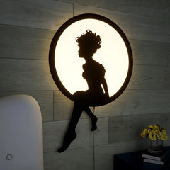 Beautiful Angel High-Quality Acrylic LED Wall Light